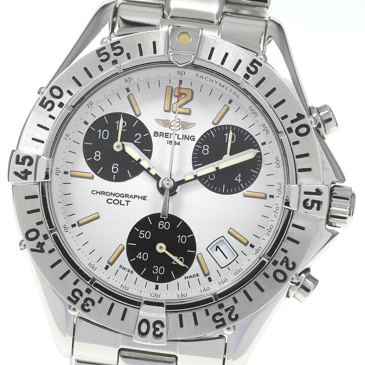 楽天市場】☆美品【BREITLING】ブライトリング コルト クロノグラフ 