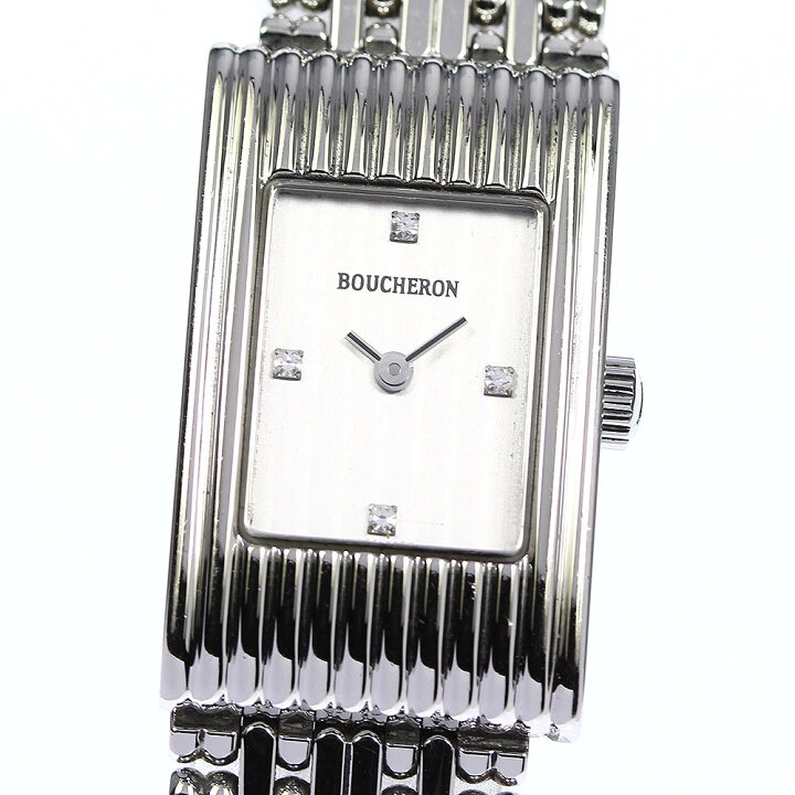 楽天市場】【Boucheron】ブシュロン リフレ 4Pダイヤ クォーツ  