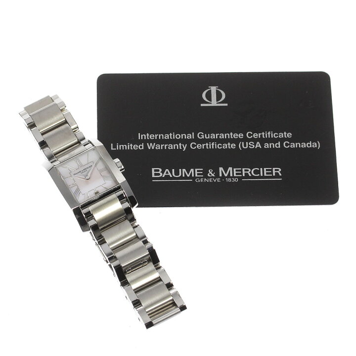 楽天市場】☆良品☆保証書付き【Baume & Mercier】ボーム＆メルシェ 