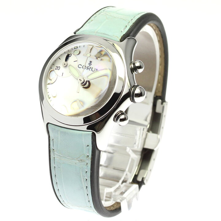 楽天市場】☆良品【CORUM】コルム バブル デイト クロノグラフ 196.250  