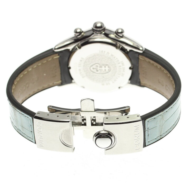 楽天市場】☆良品【CORUM】コルム バブル デイト クロノグラフ 196.250  