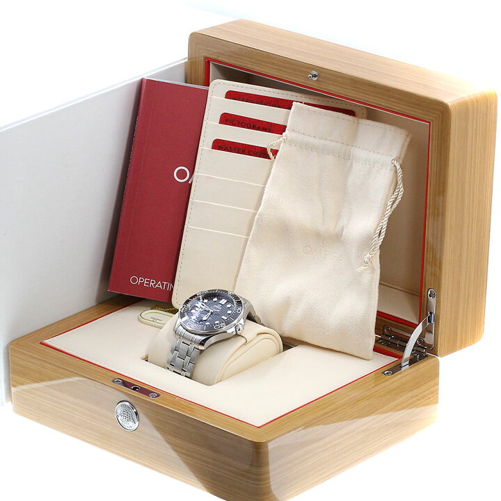 楽天市場】☆極美品 ☆箱・保証書付き【OMEGA】オメガ シーマスター300  
