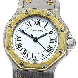 ☆訳あり 【CARTIER】カルティエ サントスオクタゴンSM 自動巻き レディース_656053【中古】