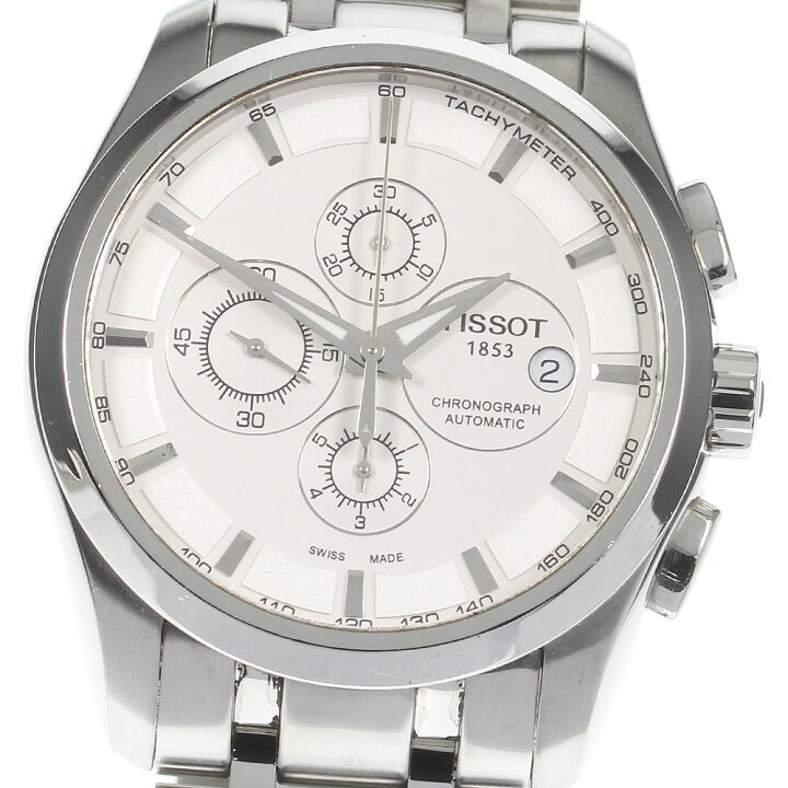 TISSOT クチュリエ クロノグラフ T035627A 自動巻き 腕時計 