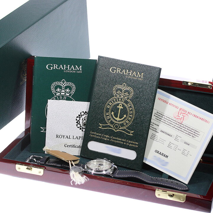 楽天市場】☆訳あり ☆箱・保証書付き【GRAHAM】グラハム クロノ 