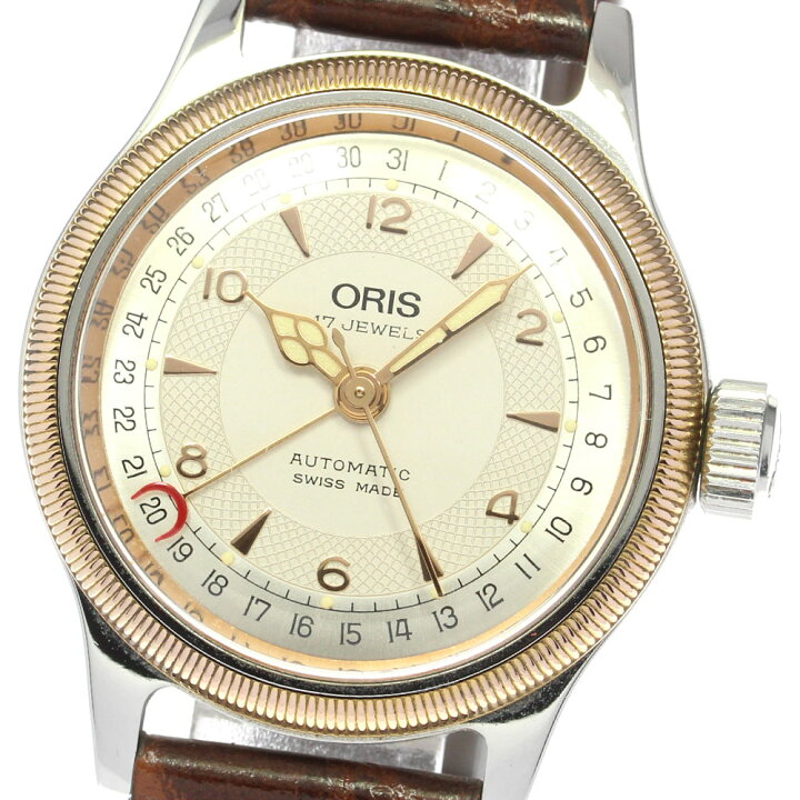 楽天市場】☆良品 【ORIS】オリス ポインターデイト ビッグクラウン  