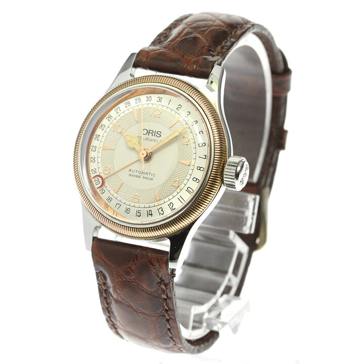 楽天市場】☆良品 【ORIS】オリス ポインターデイト ビッグクラウン  