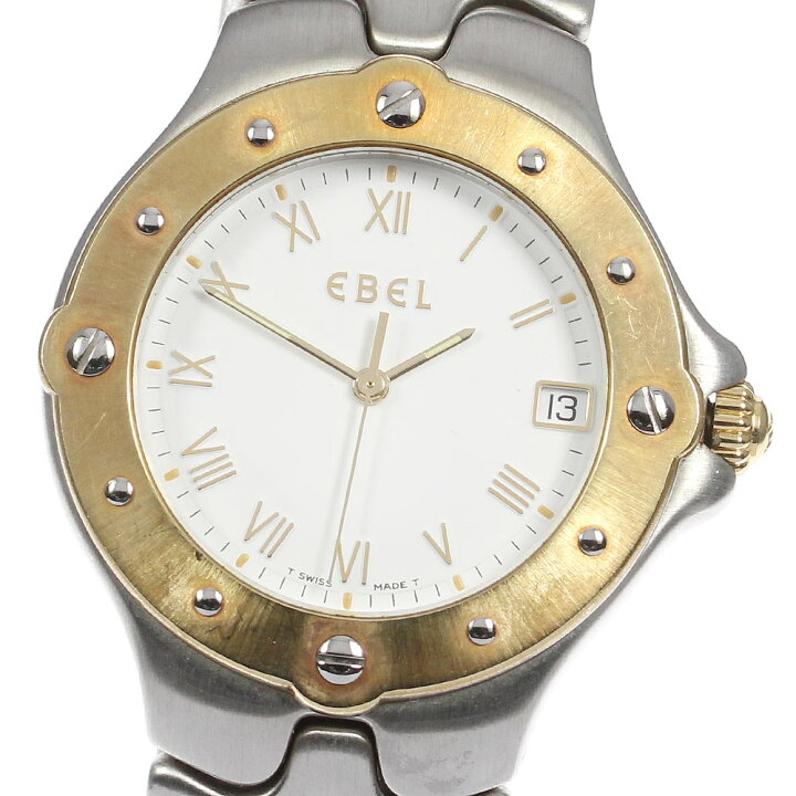 楽天市場】【EBEL】エベル スポーツウェーブ デイト E6187631 クォーツ 