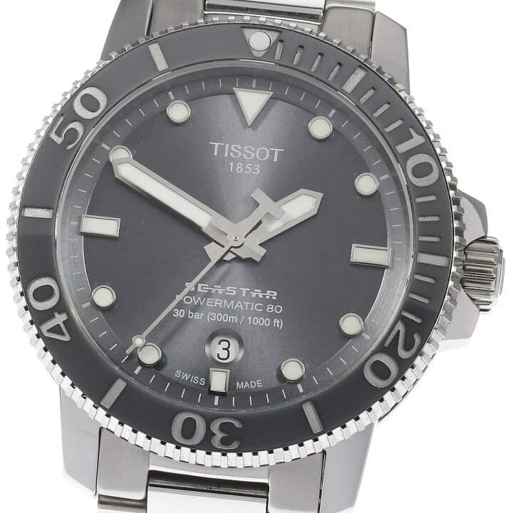 楽天市場】☆良品 【TISSOT】ティソ シースター1000 デイト T120407A 