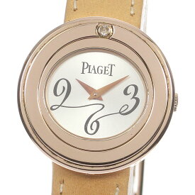 【PIAGET】ピアジェ ポセション K18PG 1Pダイヤ P10402 クォーツ レディース_721925【ev20】【中古】