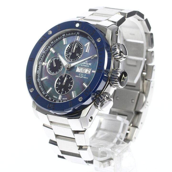 楽天市場】☆良品 【EDOX】エドックス クロノオフショア1 ジャパン 