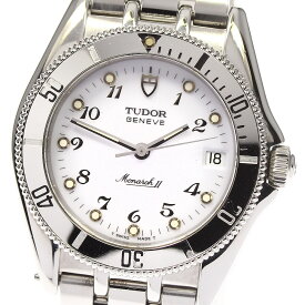 ★内箱・保証書付き【TUDOR】チュードル モナーク デイト 15750 クォーツ レディース_720160【ev20】【中古】