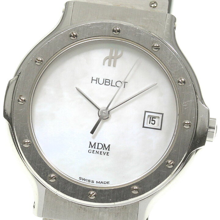 楽天市場】【HUBLOT】ウブロ MDM クラシック デイト 1393.1 クォーツ 
