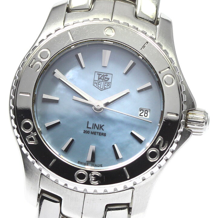 楽天市場】【TAG HEUER】タグホイヤー リンク デイト WJ1316 クォーツ ★タグホイヤー TAG HEUER リンク デイト クォーツ レディース