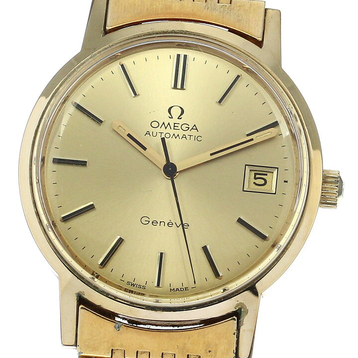 楽天市場】【OMEGA】オメガ ジュネーブ Cal.1012 デイト 1660.163 自動  