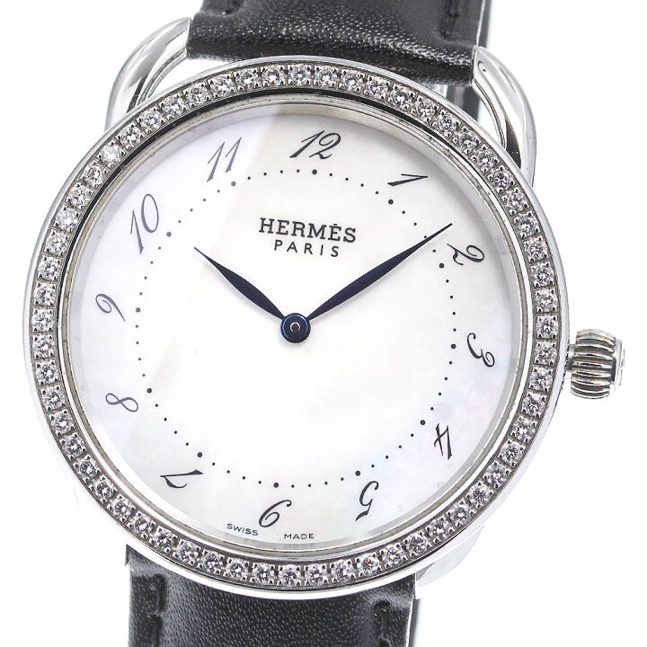 楽天市場】☆美品 【HERMES】エルメス アルソー ダイヤベゼル AR5.710 