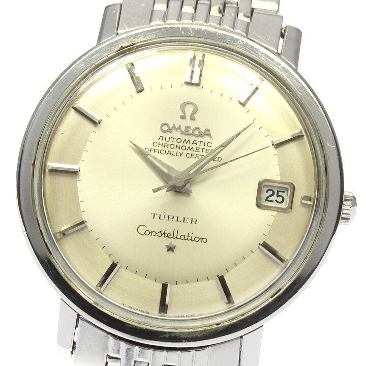 楽天市場】【OMEGA】オメガ コンステレーション TURLER Wネーム 12角 