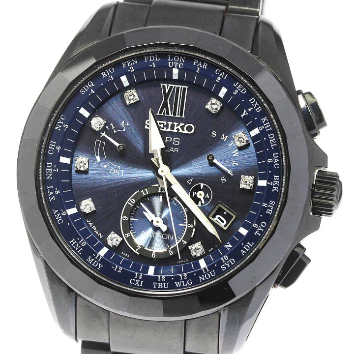 楽天市場】☆箱・保証書付き【SEIKO】セイコー アストロン 9Pダイヤ  