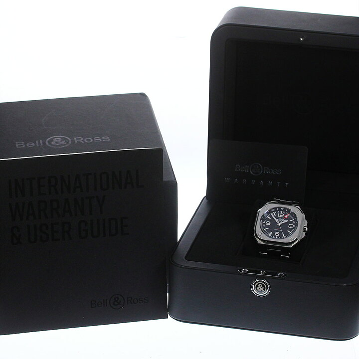 楽天市場】ベル＆ロス Bell＆Ross BR05G-BL-ST/SST BR05 GMT ブラック  