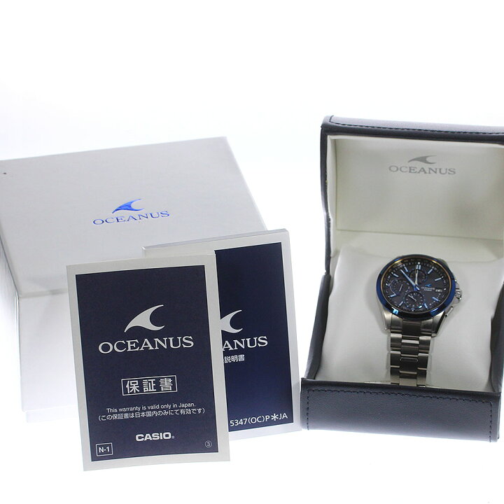 楽天市場】☆箱・保証書付き【CASIO】カシオ オシアナス OCW-T2600G  