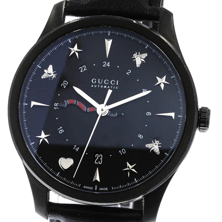 楽天市場】☆美品 【GUCCI】グッチ Gタイムレス デイト 126.3 YA126333 
