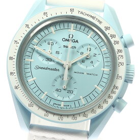 ☆未使用品 ★箱・保証書付き【Swatch】スウォッチ OMEGA×Swatch MISSION TO URANUS SO33L100 クォーツ メンズ_734101【中古】