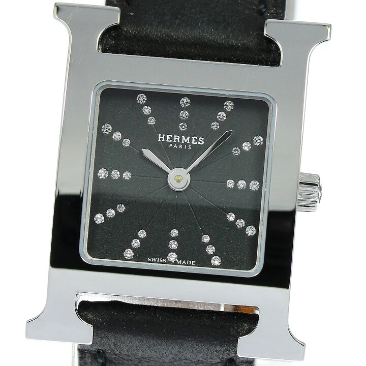 楽天市場】☆美品 ☆箱・保証書付き【HERMES】エルメス Hウォッチ