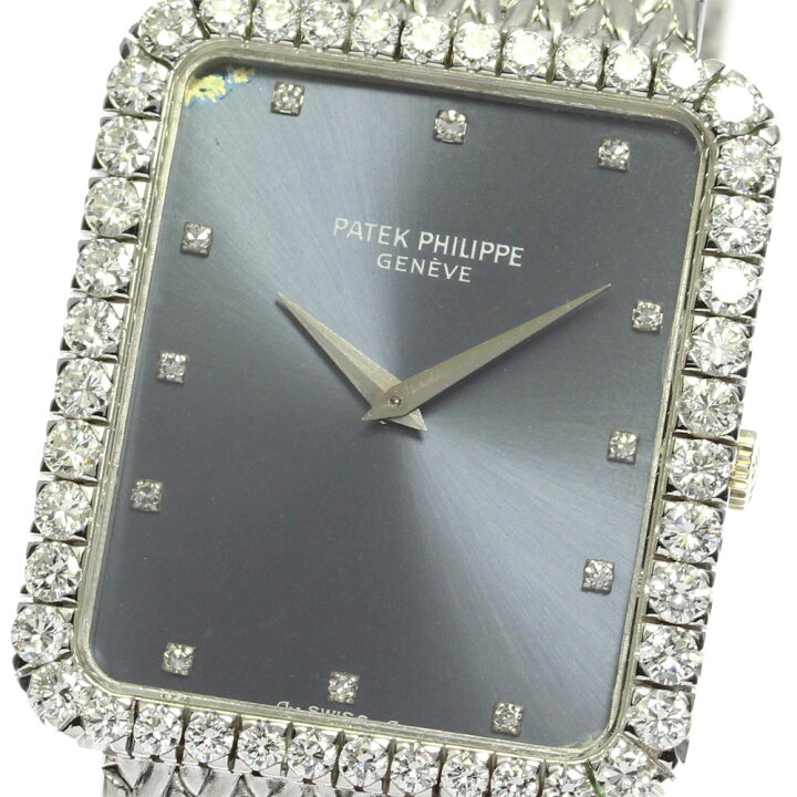 楽天市場】【PATEK PHILIPPE】パテックフィリップ K18WG ダイヤベゼル 