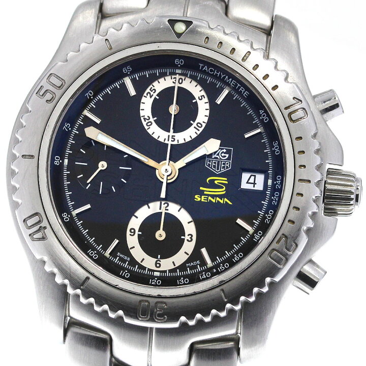 楽天市場】【TAG HEUER】タグホイヤー リンク アイルトン・セナ クロノ  