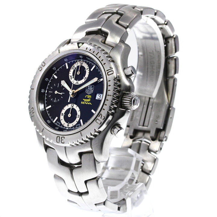 楽天市場】【TAG HEUER】タグホイヤー リンク アイルトン・セナ クロノ  