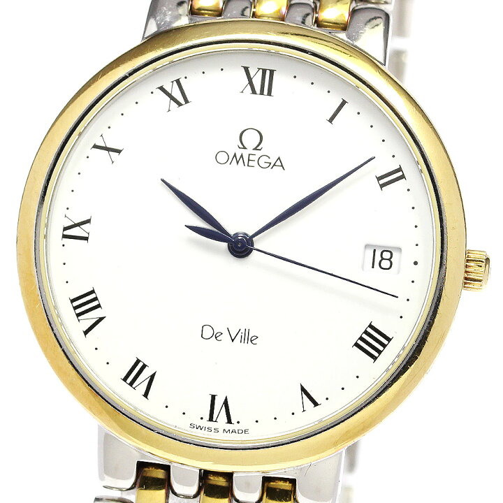 楽天市場】【OMEGA】オメガ デビル デイト YGベゼル クォーツ メンズ_ 