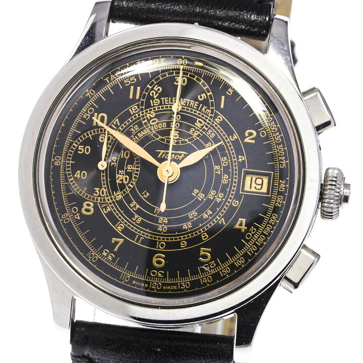 楽天市場】☆箱・保証書付き【TISSOT】ティソ クロノジャネイロ 3333本 