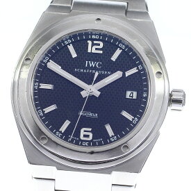 【IWC SCHAFFHAUSEN】IWC インヂュニア デイト IW322701 自動巻き メンズ_720622【中古】