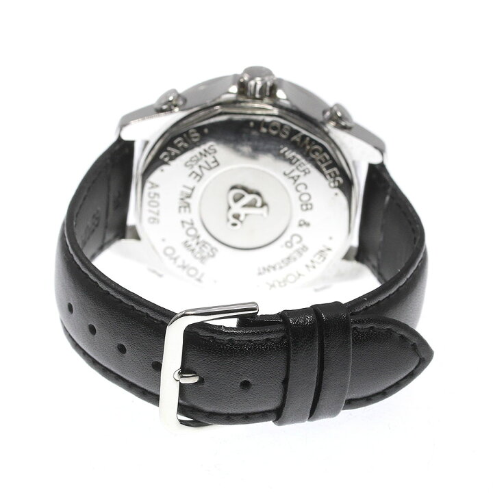 楽天市場】【JACOB&CO】ジェイコブ 5タイムゾーン ダイヤベゼル 40mm 