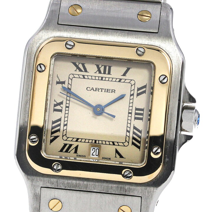 楽天市場】【CARTIER】カルティエ サントスガルベLM デイト W20011C4  