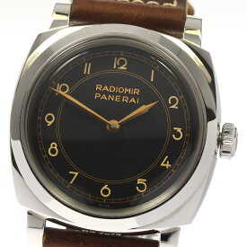 ★内箱・保証書付き【PANERAI】パネライ ラジオミール 1940 3デイズ アッチャイオ PAM00790 手巻き メンズ_736665【中古】