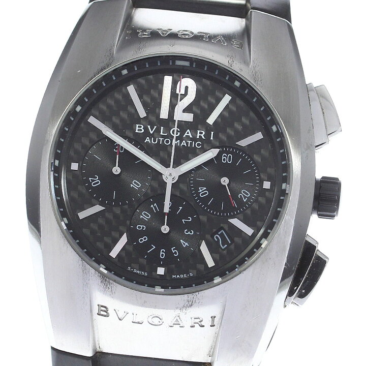 楽天市場】☆訳あり ☆保証書付き【BVLGARI】ブルガリ エルゴン クロノ  