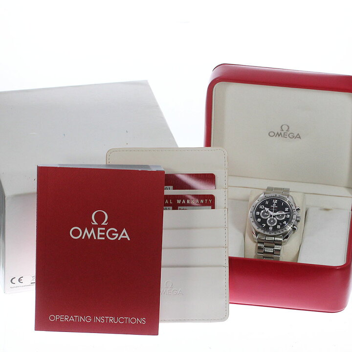 楽天市場】☆良品 ☆箱・保証書付き【OMEGA】オメガ スピードマスター  
