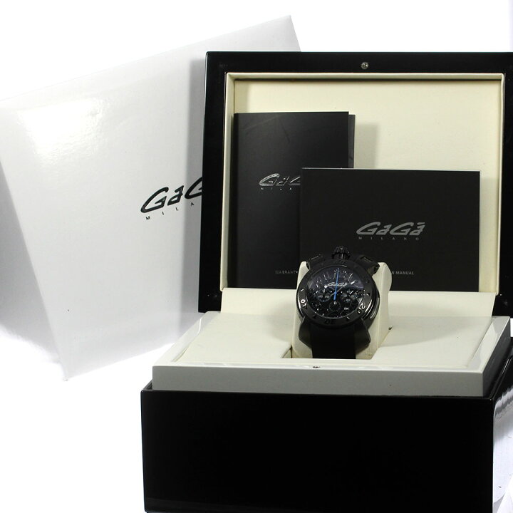 楽天市場】☆極美品 ☆箱・保証書付き【GaGa MILANO】ガガミラノ 