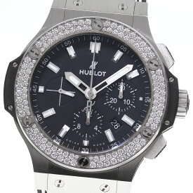 ★箱付き【HUBLOT】ウブロ ビッグバン スチール ダイヤモンド 301.SX.1170.RX.1104 自動巻き メンズ_735758【中古】