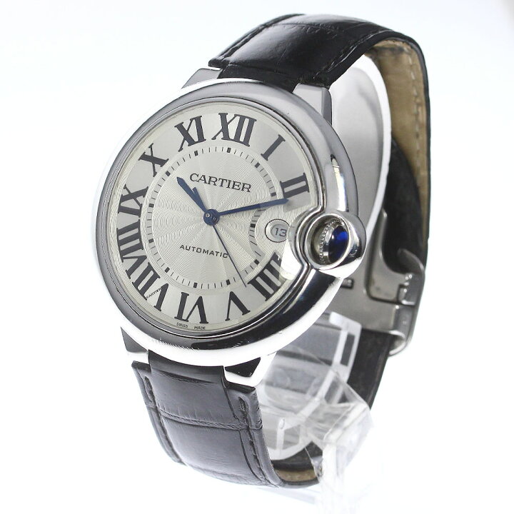 楽天市場】☆箱・保証書付き【CARTIER】カルティエ バロンブルー42mm 