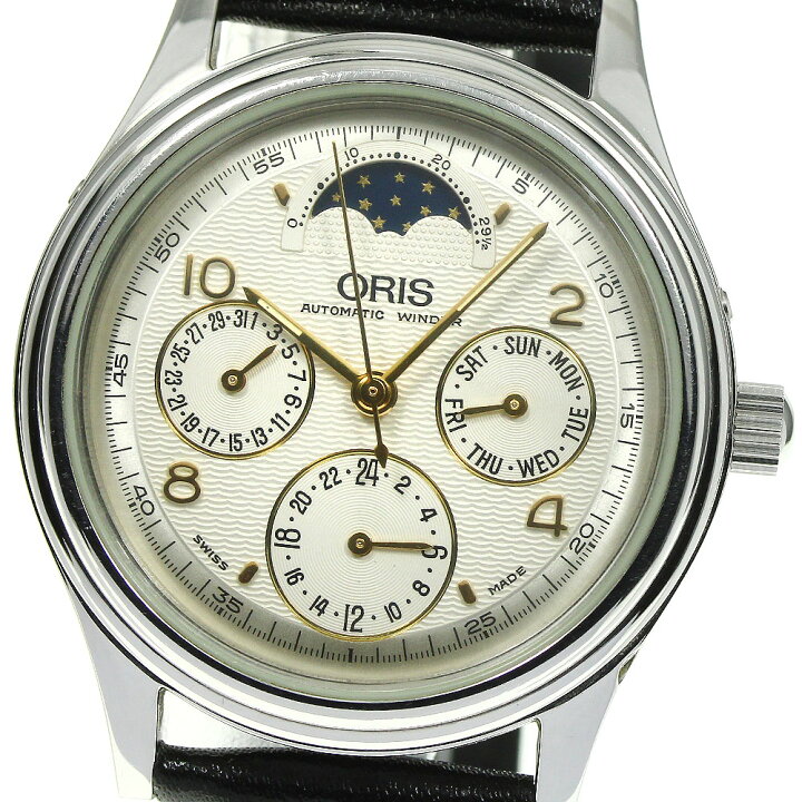 楽天市場】☆箱付き【ORIS】オリス アートリエ ムーンフェイズ 7433 