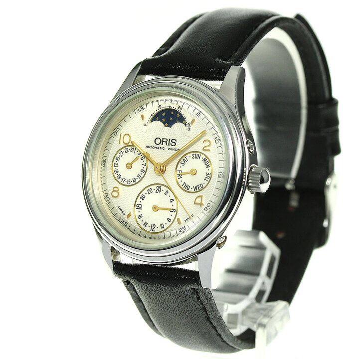 楽天市場】☆箱付き【ORIS】オリス アートリエ ムーンフェイズ 7433 