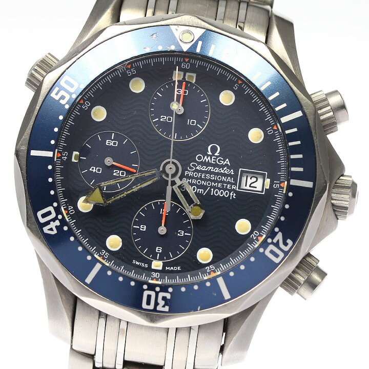 楽天市場】☆ジャンク 【OMEGA】オメガ シーマスター300 クロノグラフ 