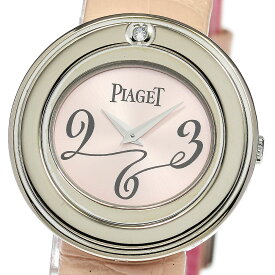 【PIAGET】ピアジェ ポセション 1Pダイヤ K18WG P10275 クォーツ レディース_740489【ev20】【中古】