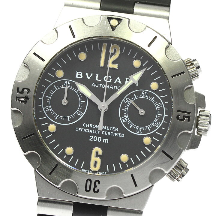 楽天市場】【BVLGARI】ブルガリ ディアゴノ スクーバー クロノグラフ 