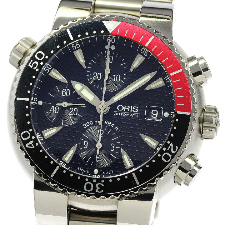 楽天市場】オリス ORIS 7542P TT1 ダイバーズ クロノグラフ デイト 