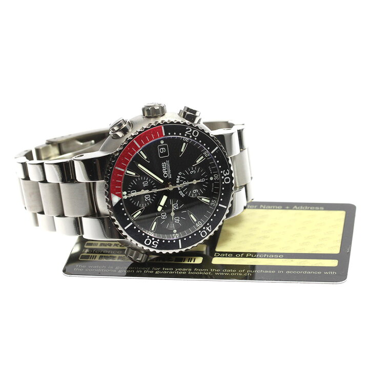 楽天市場】オリス ORIS 7542P TT1 ダイバーズ クロノグラフ デイト 