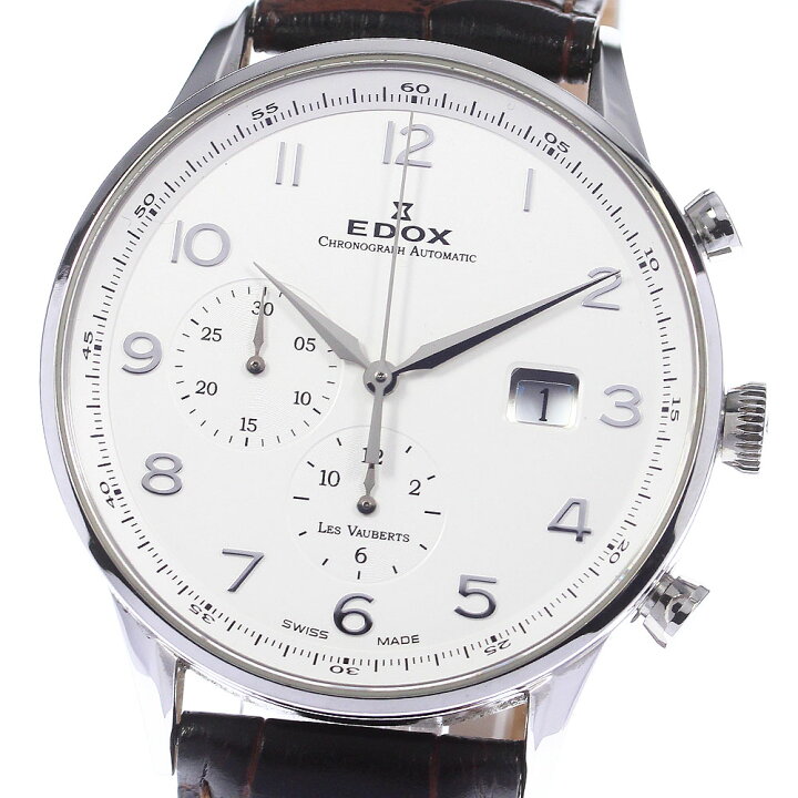 楽天市場】エドックス EDOX 91001 レヴォベール クロノグラフ デイト 