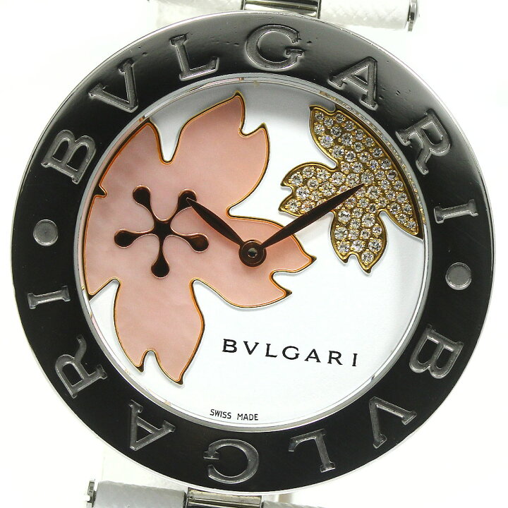 楽天市場】ブルガリ BVLGARI BZ35S B-zero1 桜 ダイヤ クォーツ  